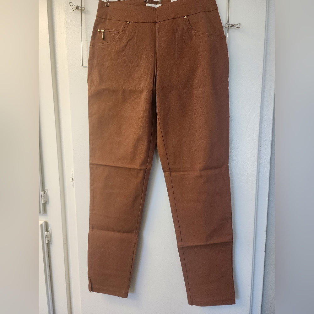 Classic Brown Straight Leg Pants